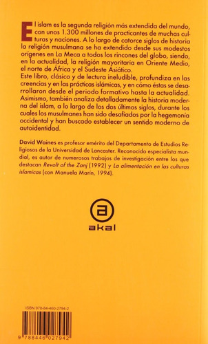 El Islam David Waines Ediciones Akal