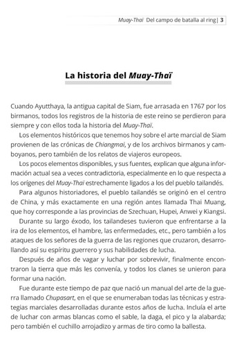Libro Muay - Thai - Del Campo De Batalla Al Ring