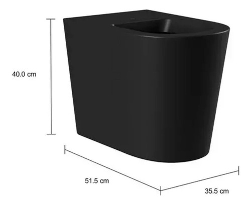 Combo Baño Deca Link Inodoro + Tapa Suave + Bidet Negro