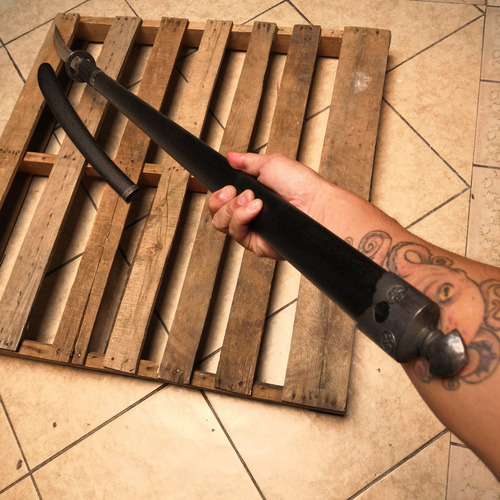 Naginata Lanza Japonesa Forajada Y Templada 100% Funcional