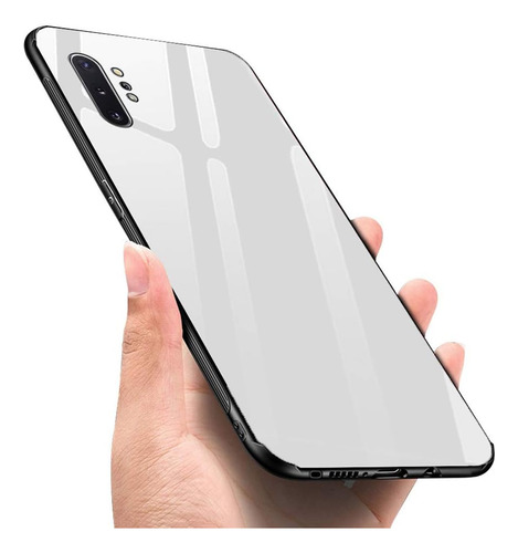 Funda Galaxy Note 10 Plus Luhuanx Glass White