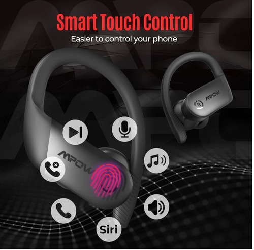 Imagem 5 de 10 de Fone Bluetooth Esportivo Mpow Flame Lite Ipx7 Siri Bass+
