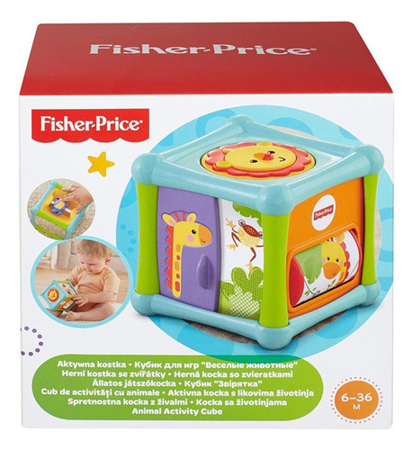 Fisher Price Juguete Cubo Animalitos De Actividades 6-36