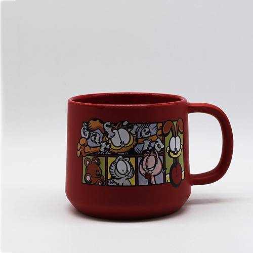 Taza Caramel Garfield Personajes Rojo Garfield Personajes