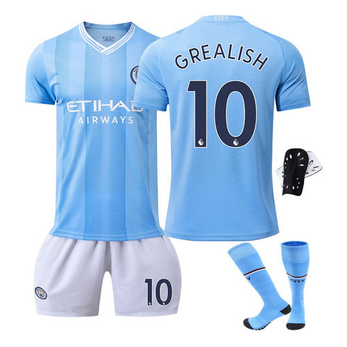 2324 Manchester City Casa Uniforme De Fútbol 9 Harland