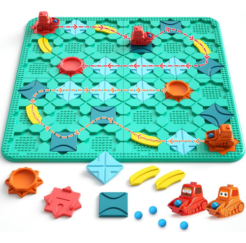 Logical Road Builder, Juego De Mesa De Juegos De Tallo Grand