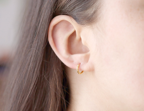 Argollas Curva Circones Par Elije Tamaño Plata 925 Gold