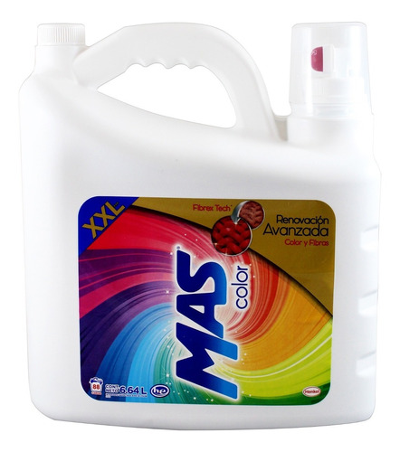 Detergente Líquido Mas Color Renovación Avanzada 6.64 L