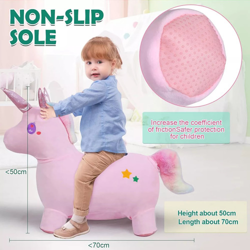 Suéter De Cavalo Infantil De 69 Cm Teddy Unicorn
