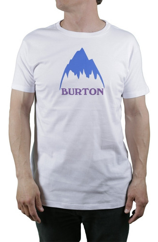 Remera Manga Corta Burton Mountain Logo Pop