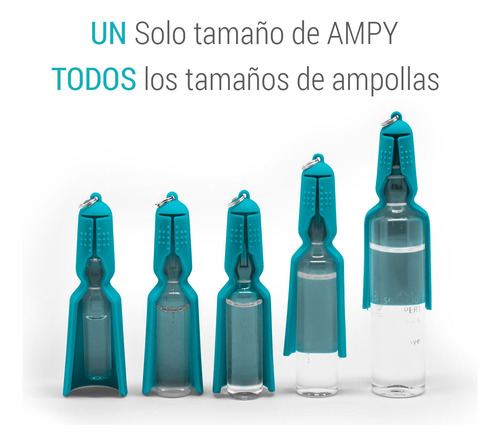 Ampy Abre Ampollas De Silicona X 25 Unidades