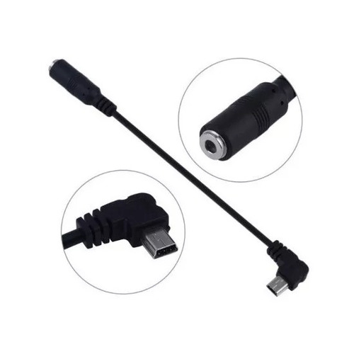 Cable Adaptador Microfono Mini Usb A 3.5mm Compatible Gopro