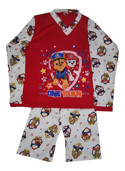 Paw Patrol pijama pijama de manga larga jóvenes graumelange-marine GR 98-128