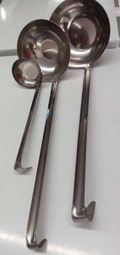 Imagen 4 de 9 de Cucharon 18 Cm Salsero Acero Inoxidable Gastronomico