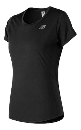 Remera  New Balance Running Mujer Accel Negro Cli