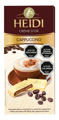 Chocolate Tableta Heidi Creamy Capuccino 90g