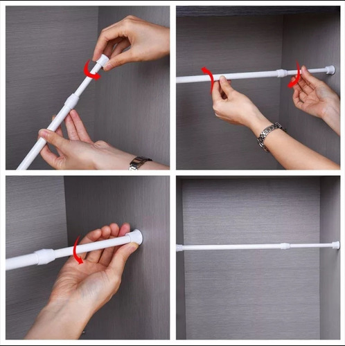 Imagen 8 de 8 de Tubos Para Cortinas De Baños