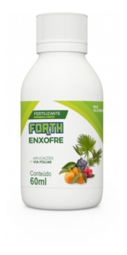Imagem 1 de 10 de Fertilizante Forth Enxofre Concentrado 60ml - Adubo 