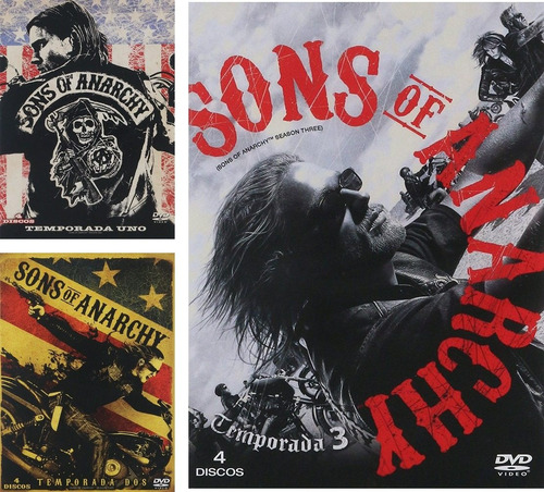 Sons Of Anarchy Paquete Temporadas 1 2 3 Dvd