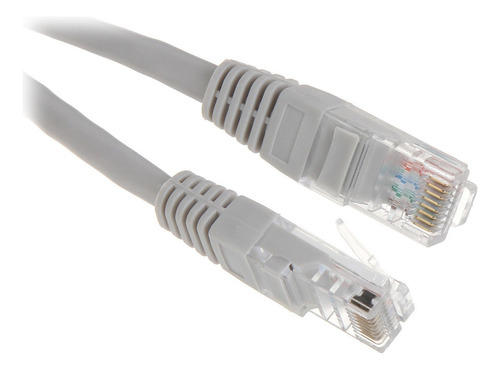 Saxxon P5e3ug Patch Cord Cable Utp 3 Mts Cat 5e Color Gris