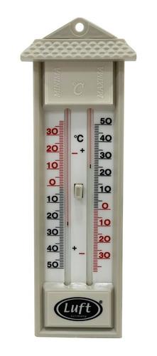 Termometro De Ambiente Maxima Minima Luft Plastico P/ Colgar
