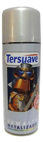 Pintura Aerosol Metalizado Brillante Tersuave 440cc- Deacero Color Plata metalizado