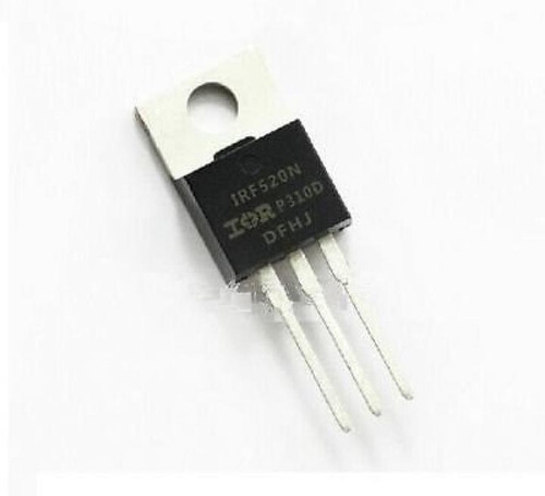 Irf520 Mosfet Canal N Pack 6 Unidades