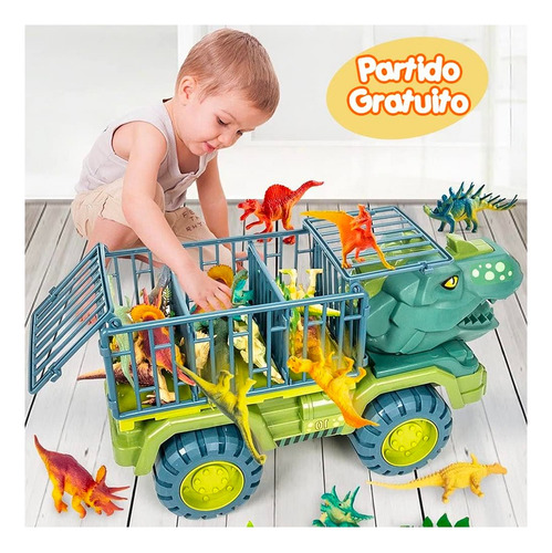 Camion Transportador De Dinosaurios Tiranosaurio Rex Juguete