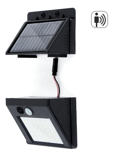 Lampara De Panel Solar Separable Con Cable De 3m
