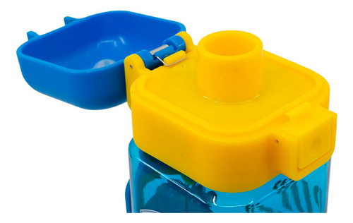 Botella Infantil Mickey Safety Lock De 550 Ml Color Azul