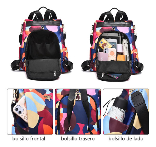 Mochila Antirrobo Para Mujer Mochila De Viaje De Ocio De