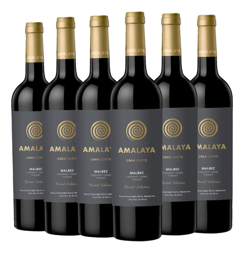 Vino Amalaya Gran Corte Caja X 6 X 750ml. Envíos! 