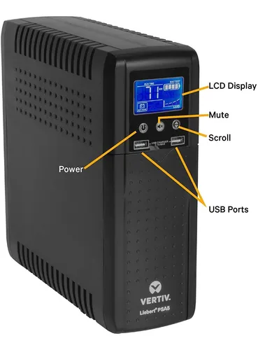 Vertiv Psa5 700va 420w Ups Interactivo Con Tecnología ...