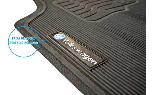 Tapete Pra Carro De Borracha Universal Da Volks Gol G4 G5 G6
