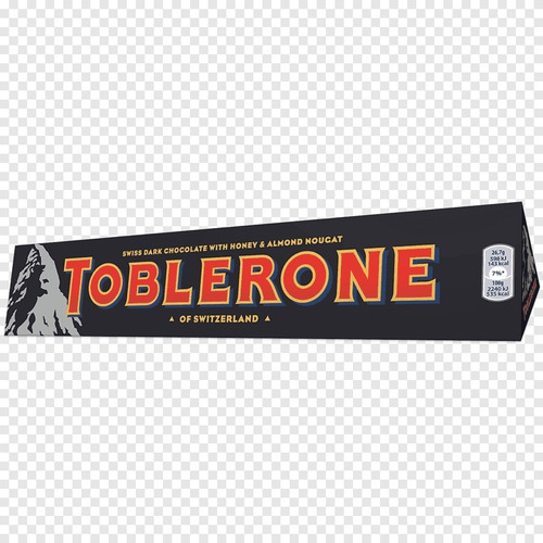 Imagen 1 de 1 de Toblerone Chocolate Oscuro 100 Gr