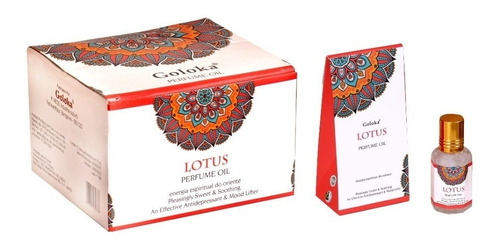 Óleo Essencial Perfumado Indiano Goloka - Lotus 10ml