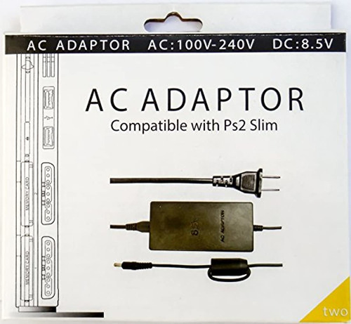 Ps2 Ac Para Sony  Adaptador Playstation 2 Slim 7000 9000