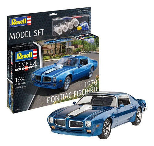 Pontiac Firebird 1970 1:24 Kit De Montar Revell 67672