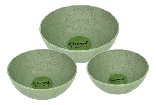 Bowl Plastico 17 Cm Carol Linea Areia Color Color Verde