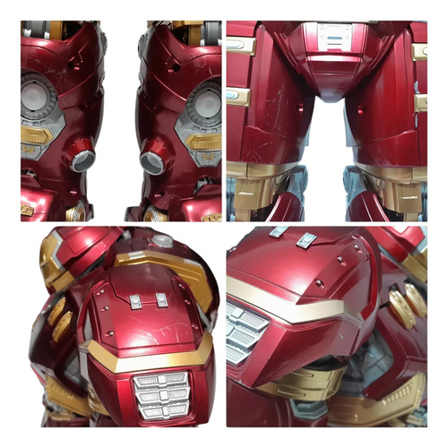 Iron Man Homem De Ferro Mk43 + Hulkbuster Mk44 / 44cm