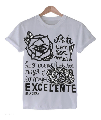 Remera Remeron Blanco Estampado Mujer Dama Hombre Frase