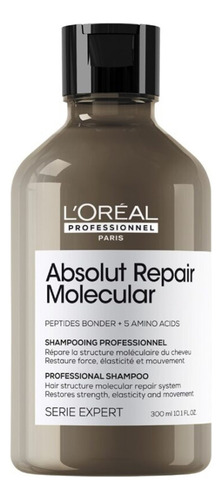 Loreal Absolut Repair Molecular - Shampoo 300ml.
