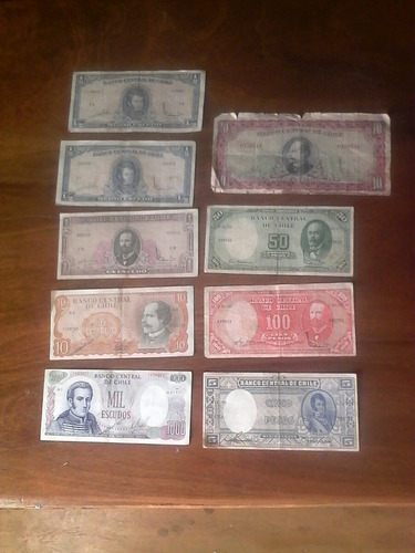 Antiguos Billetes Chilenos