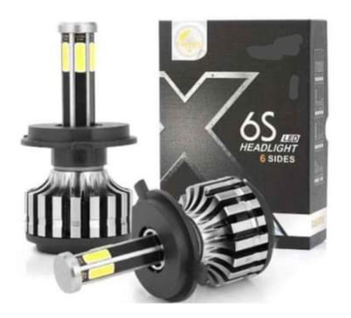 Turbo Led 6 Caras 360° 34.000lm Con Canbus 9005/hb3