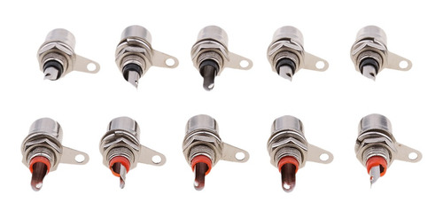 Adaptador De Conectores Hembra Hembra Rca De Montaje En