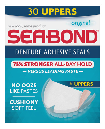 Caja De 30 Sellos Adhesivos Para Prótesis Dental, Sea Bond