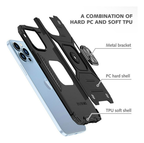 Case Compatível Com iPhone 13 Pro Max + Película Privacidade