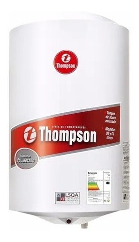 Termotanque Eléctrico Thompson Cilíndrico 60l Blanco 60l 230