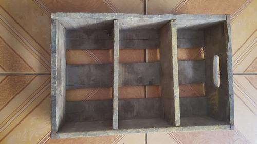 Antigua Caja De Madera Gaseosa Inca Kola 