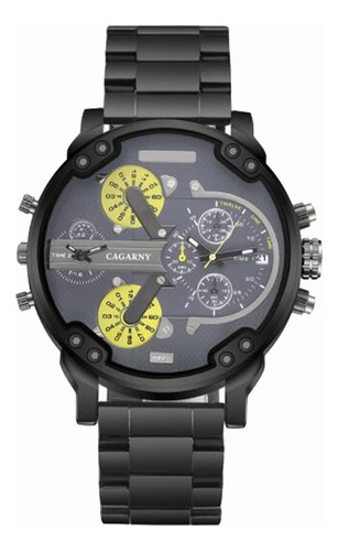 Cagarny Fashion Business Reloj De Cuarzo Pulsera De Acero